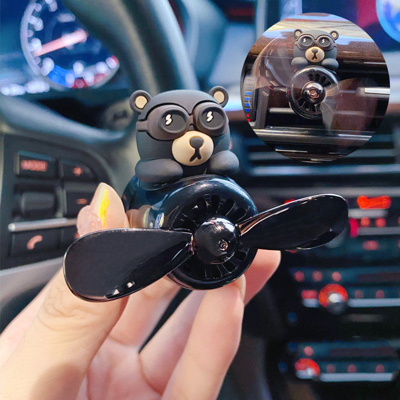 Aviator Bears Car Aroma Diffuser - Perfect Gift for Pilots & Car Lovers