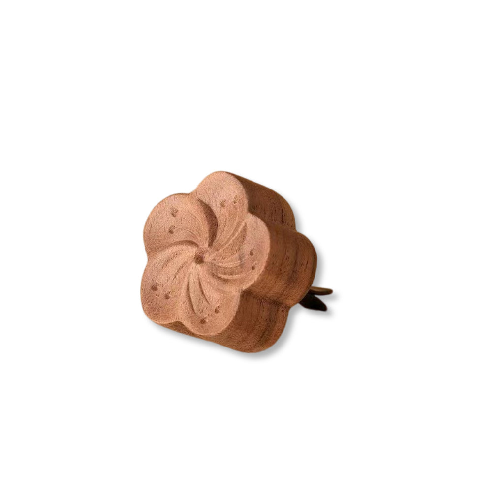 Camellia Wood Aromatherapy Pendant - Essential Oil Diffuser Hanging Decor