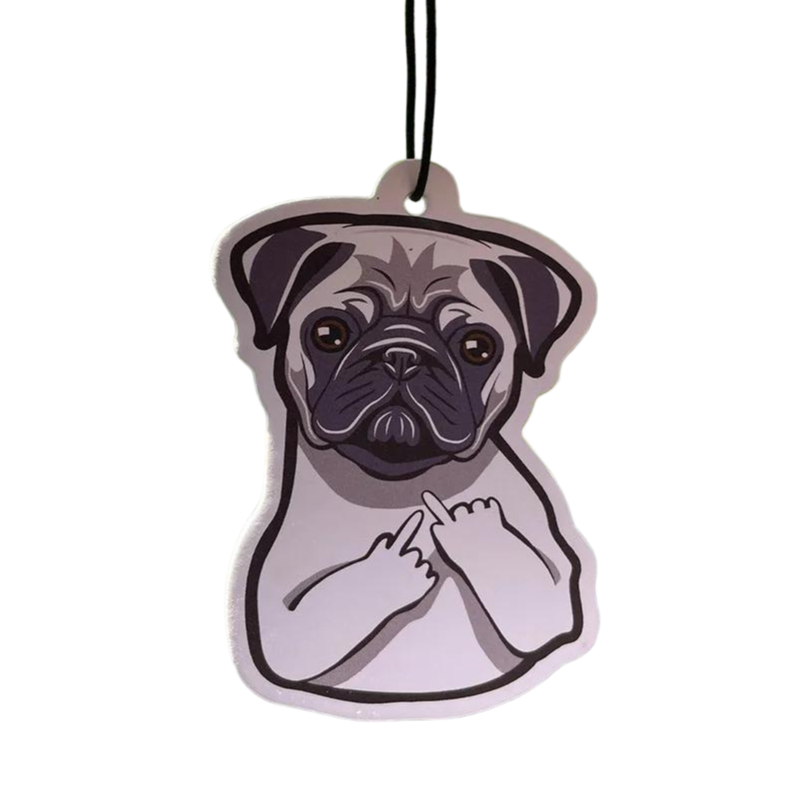 Cute Dog Car Air Freshener - Lavender Scent Rearview Mirror Pendant