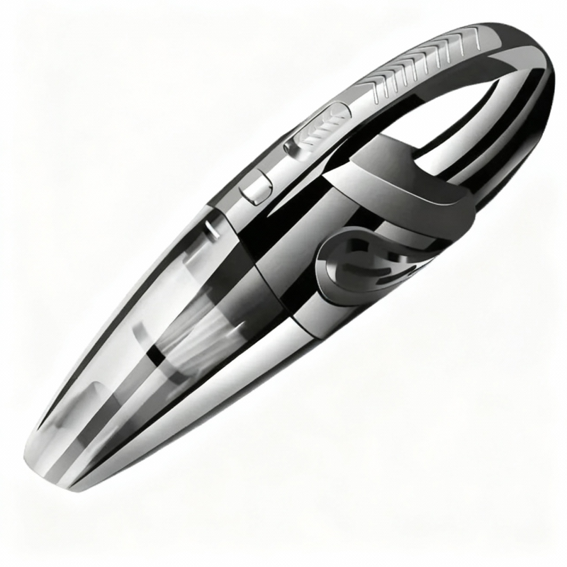 Cordless Car Vacuum Cleaner - Portable Handheld with Aluminum Suction Port