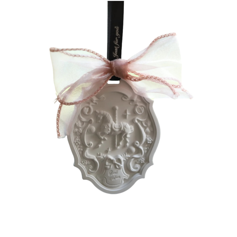 Carousel Pendant Silicone Mold - Gypsum Aroma Ornament Mold for DIY Crafts