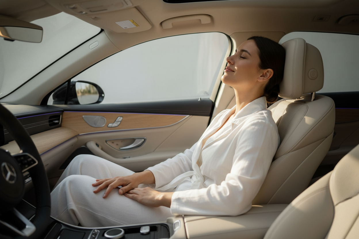 驾驶者放松状态