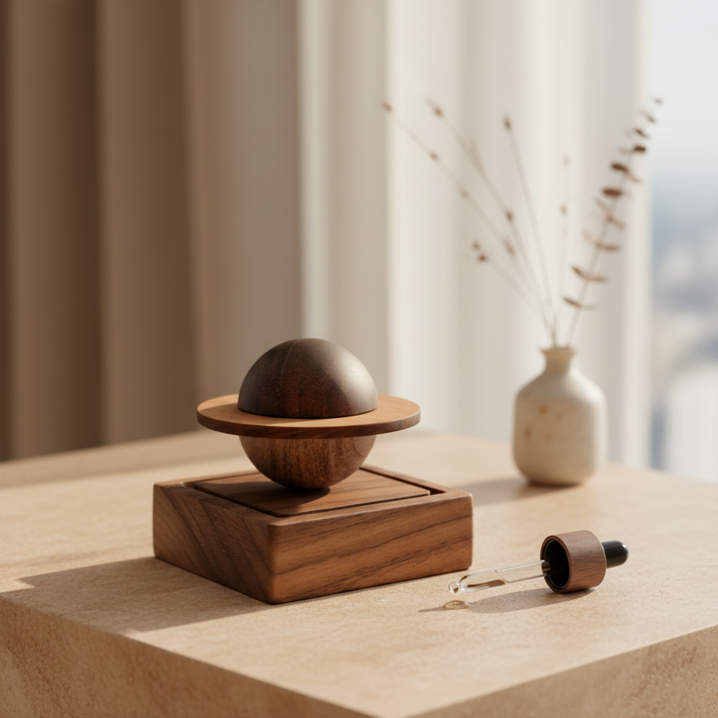 核桃木香薰扩香器宣传图