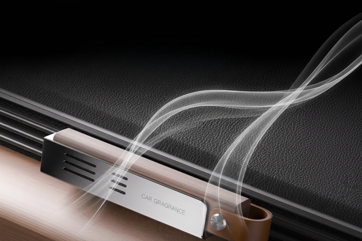 出风口香味扩散示意图