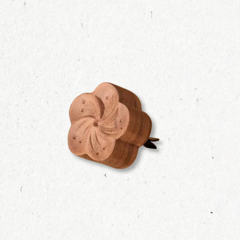 Camellia Wood Aromatherapy Pendant - Essential Oil Diffuser Hanging Decor