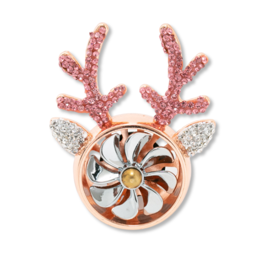 Rhinestone Antler Car Air Freshener - Decorative Aromatherapy Ornament