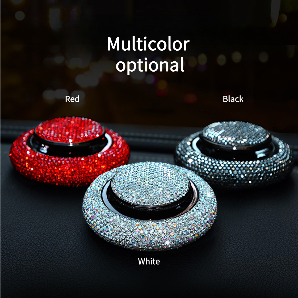 Crystal Diamond Car Air Freshener - Solid Perfume Decorative Ornament