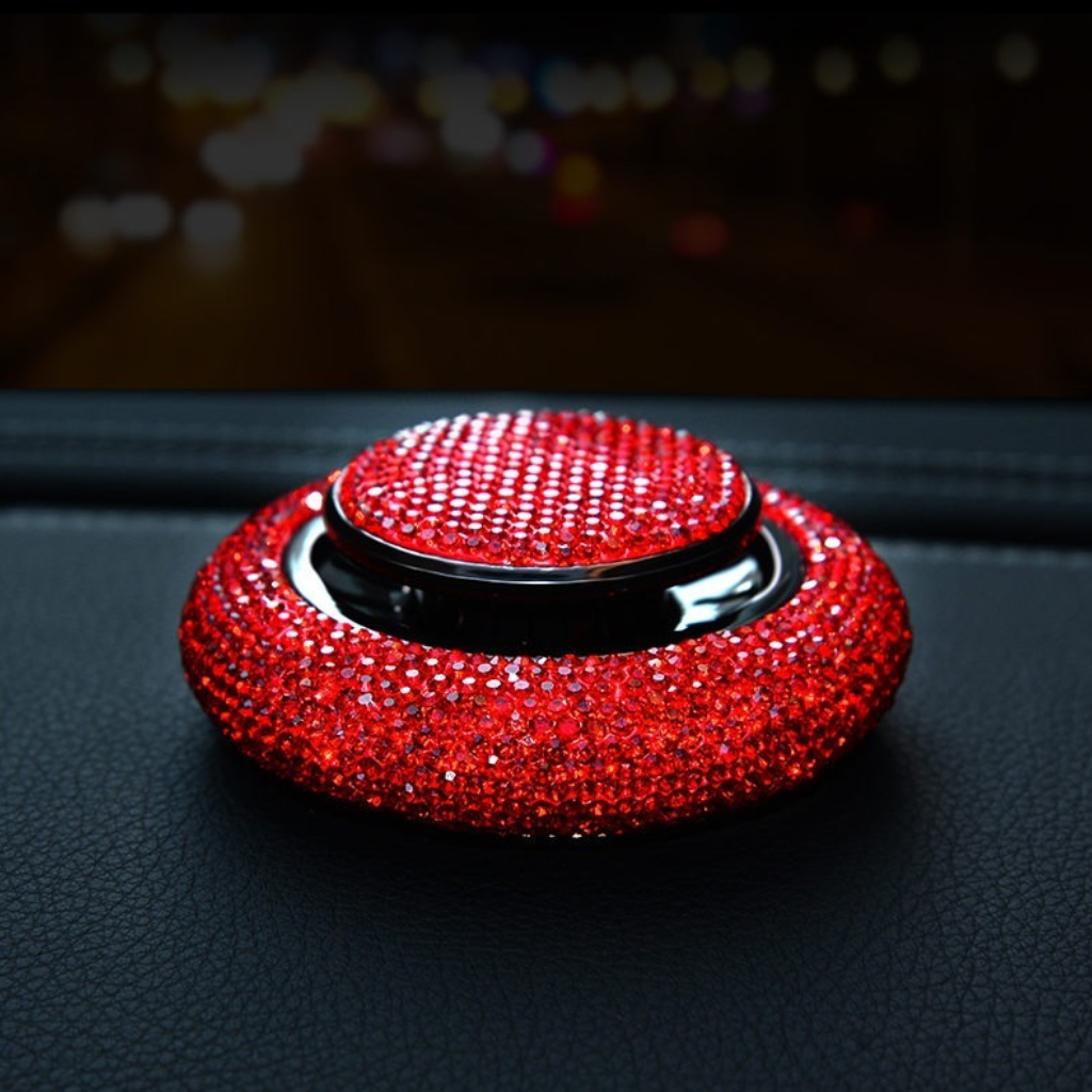 Crystal Diamond Car Air Freshener - Solid Perfume Decorative Ornament
