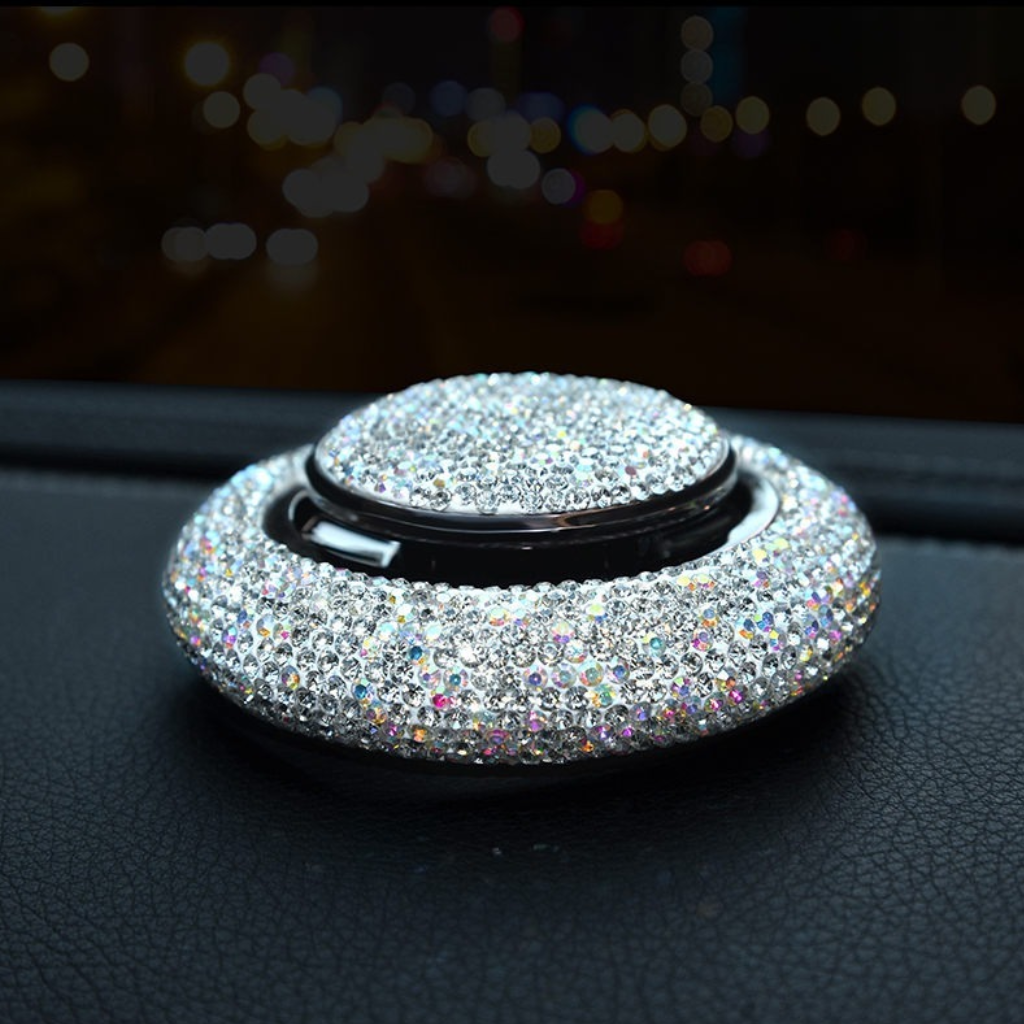 Crystal Diamond Car Air Freshener - Solid Perfume Decorative Ornament