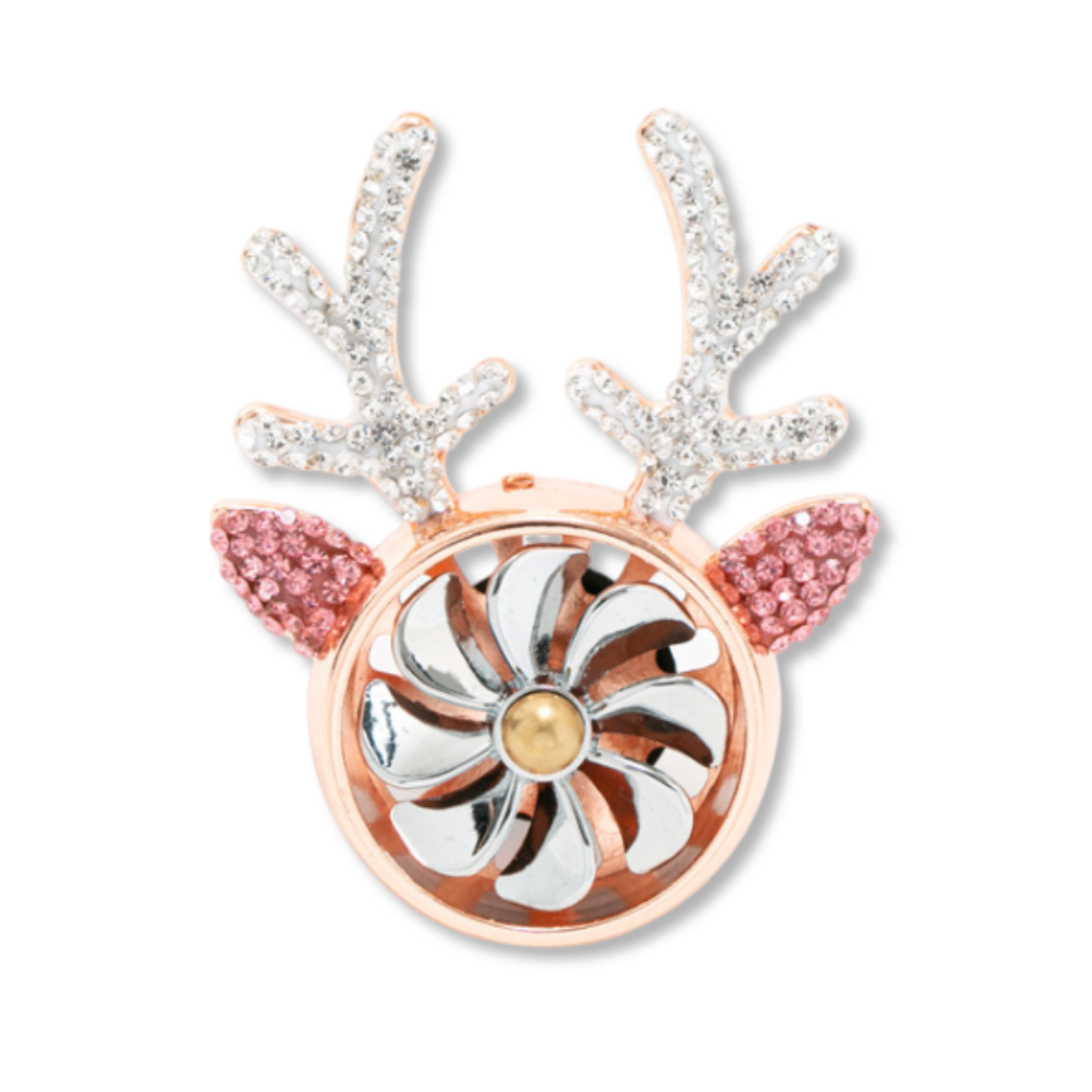 Rhinestone Antler Car Air Freshener - Decorative Aromatherapy Ornament