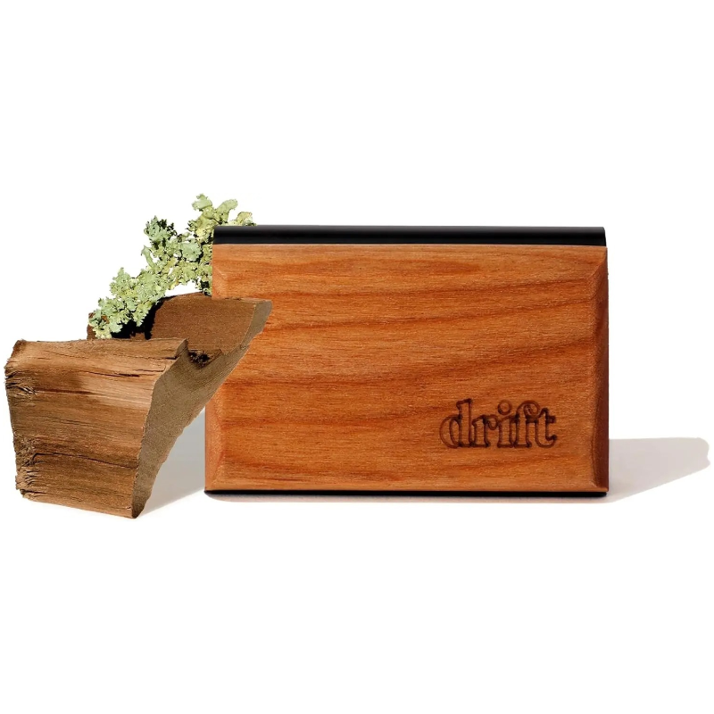 Drift Wooden Car Air Freshener - Amber Scent | Natural Wood Fragrance