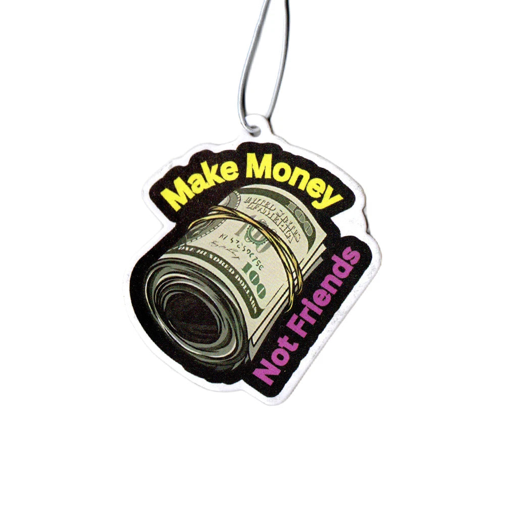 Dollar Bill Car Air Freshener - Lemon Scent Rearview Mirror Pendant