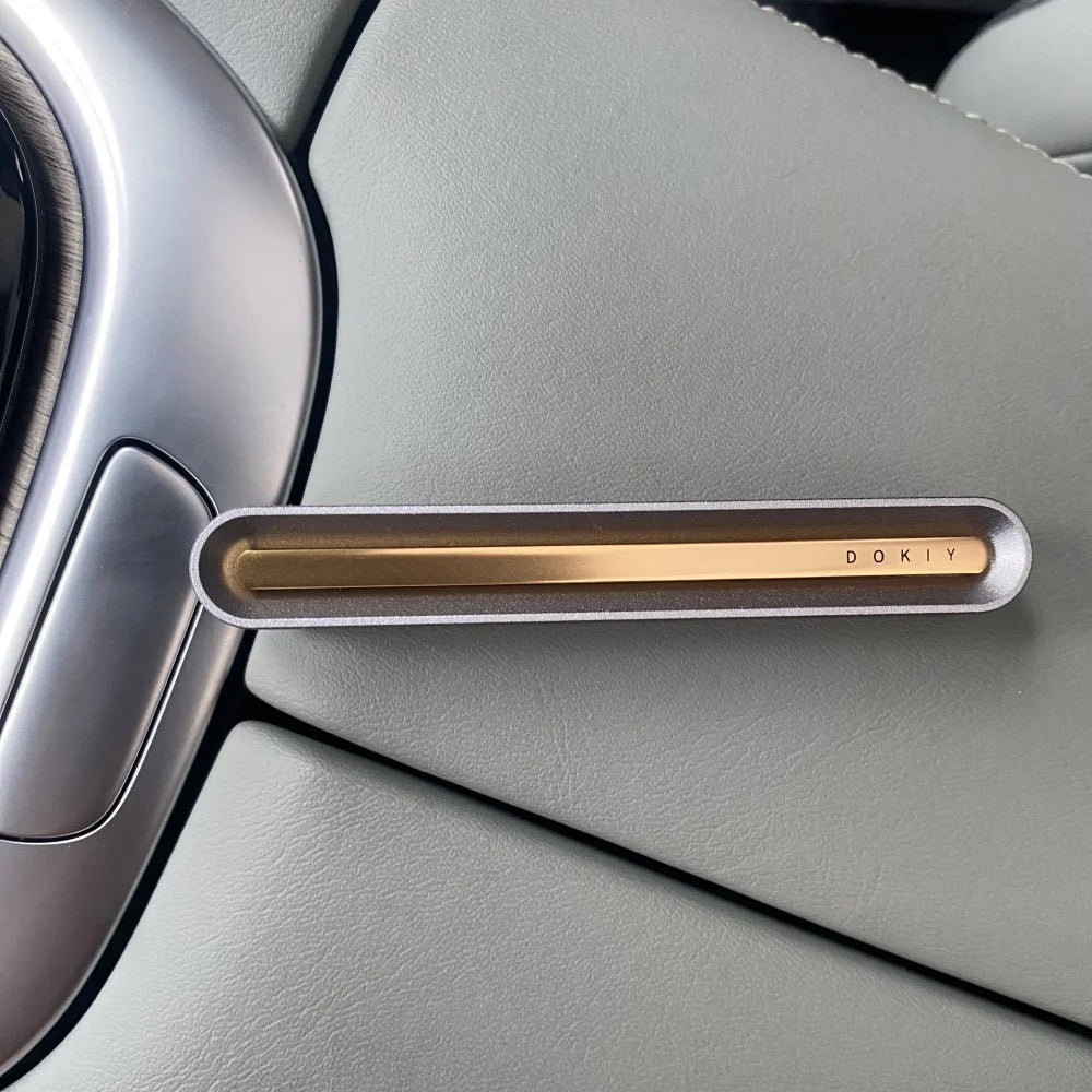 Alloy Car Air Freshener - Vent Clip Diffuser with Adjustable Intensity