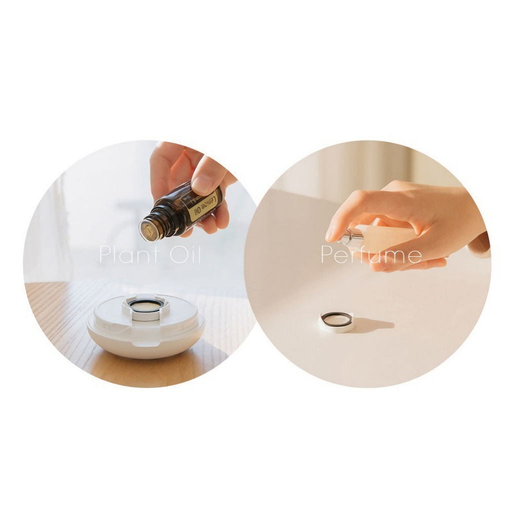 USB Mini Shell Car Aroma Diffuser - Vent Clip Design