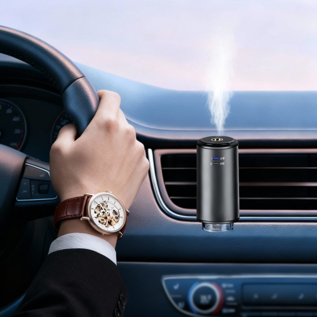 Car Aroma Diffuser - Air Vent Clip with Essential Oil Bottles