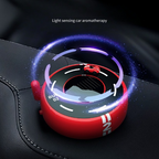 Solar-Powered Car Air Freshener - Light-Sensing Model Decoration