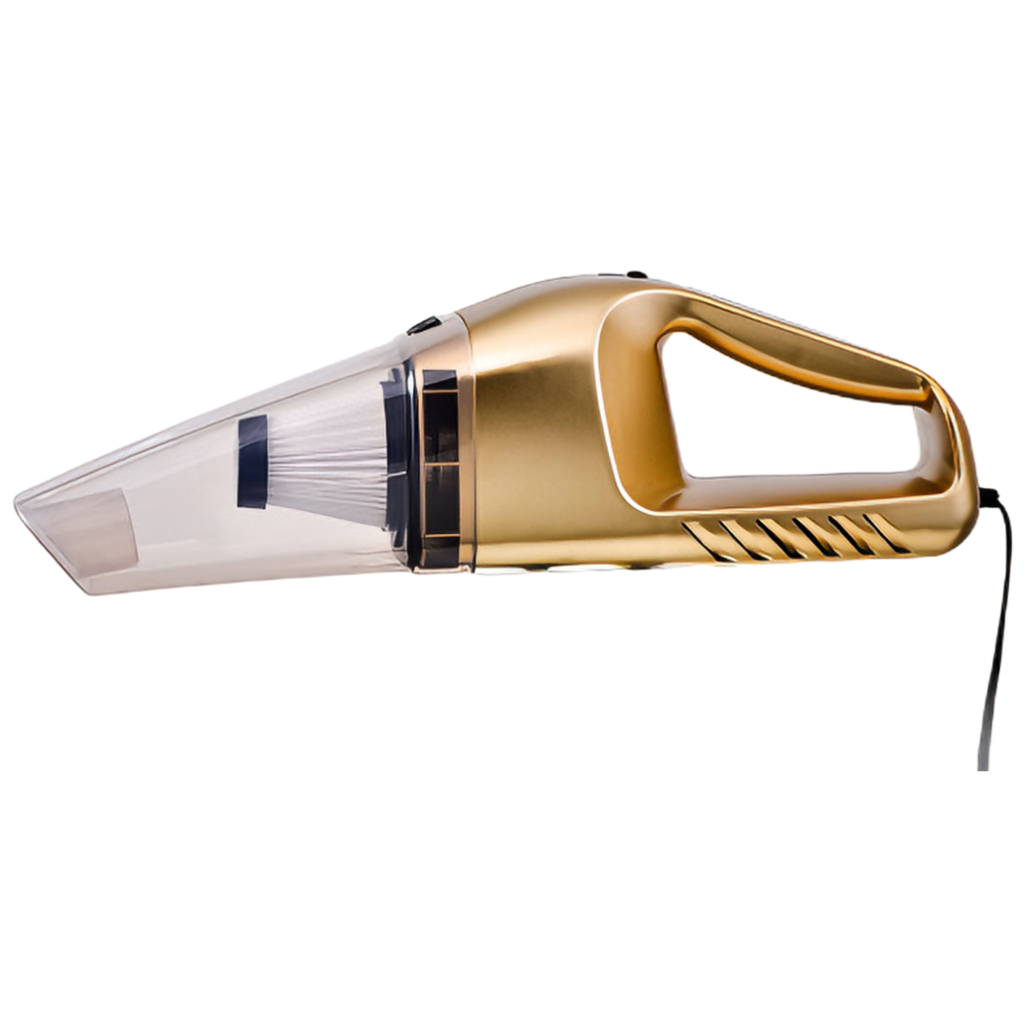 Wet/Dry Car Vacuum - Handheld Cleaner for Liquids & Dry Debris