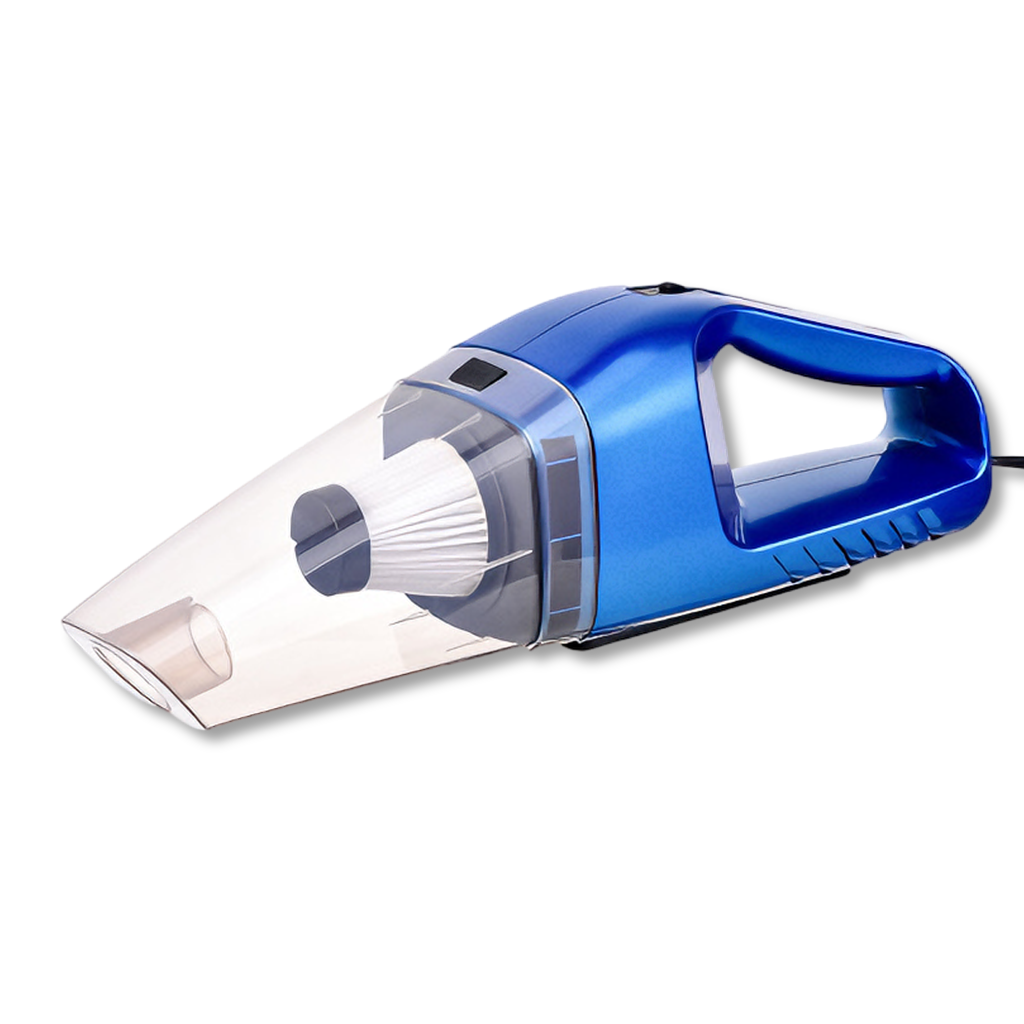 Wet/Dry Car Vacuum - Handheld Cleaner for Liquids & Dry Debris