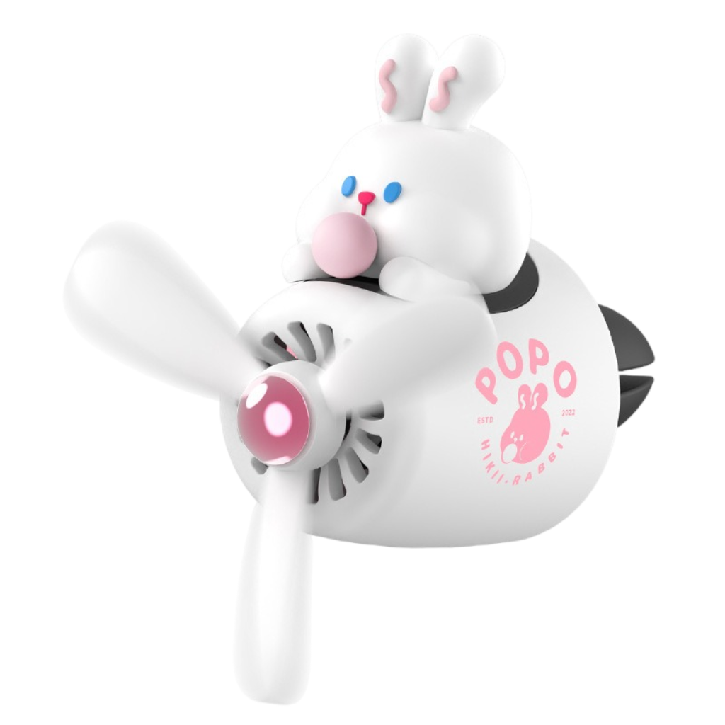 Aviator Bear Car Air Freshener - Cute Pilot Vent Clip Diffuser