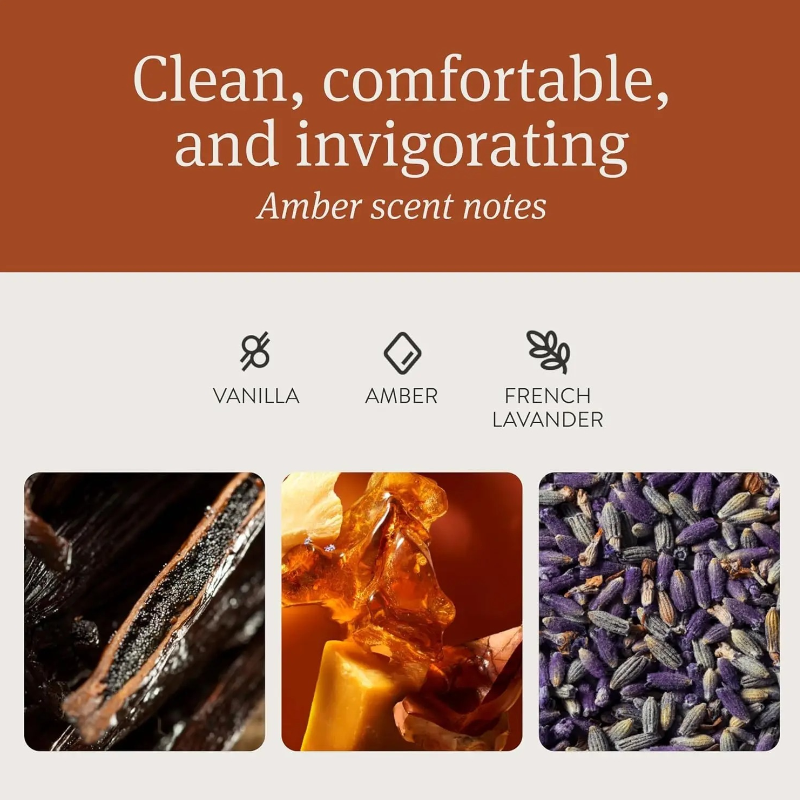 Drift Wooden Car Air Freshener - Amber Scent | Natural Wood Fragrance