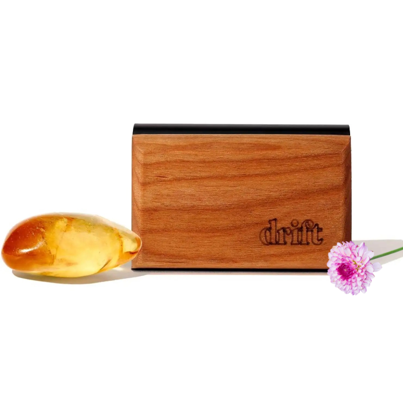 Drift Wooden Car Air Freshener - Amber Scent | Natural Wood Fragrance