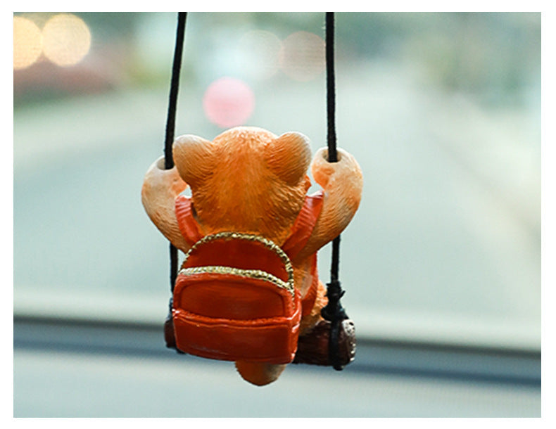 Cat Rearview Mirror Pendant - Small Kitten Ornament for Car Interior